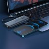 Daudzfunkcionāls centrmezgla adapteris ar USB-C USB-A VGA AUX SD TF 12in1 displeju