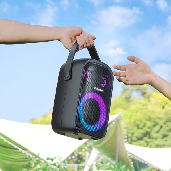 Bluetooth 60W Halo 100 bezvadu skaļrunis 100W melns