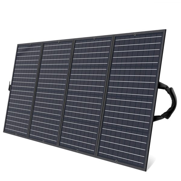 Saules saules lādētāja locīšana 160W melna