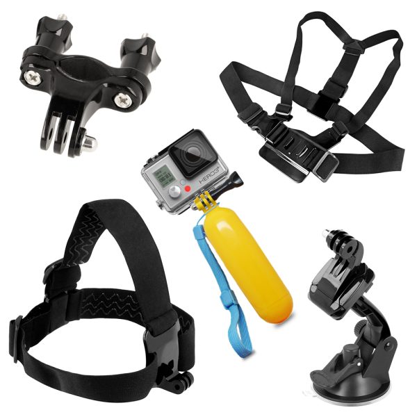 GOPRO SJCAM sporta kameras piederumi - iestatiet 9in1