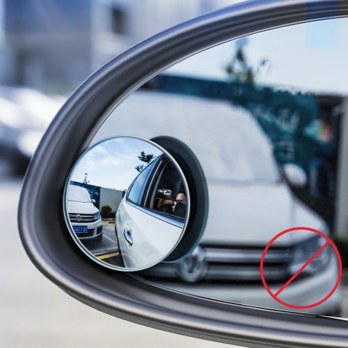 Sānu automašīnas spogulis izliekts miris pilna skata akla-vietas spogulis 2 gab.