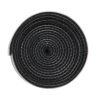 Kabeļa organizators 1m melns velcro lente