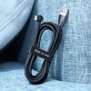Kabeļa organizators 1m melns velcro lente