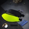 Running Belt Sachet Nieres korpuss tālruņa atslēgu dokumentu portfelis Melnais portfelis