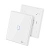 1016889-4-dwukanalowy-dotykowy-wlacznik-swiatla-pr-sonoff-hurtownia-sklep Divkanālu pieskāriena gaismas slēdža wifi poga tālvadības pults 433 MHz balts T2EU2C-RF