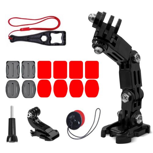 Montāžas piederumu komplekts ķiverei GoPro DJI Insta360 Sjcam Eken sporta kamerai