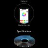 LED lente inteliģenta ūdensnecaurlaidīga lente RGB pilota wifi barošanas avots 2m