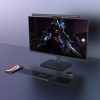 Bezvadu LED lukturu apgaismojums ekrāna monitora Engeense Black - iestatiet 2 datorus.