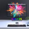 Bezvadu LED lukturu apgaismojums ekrāna monitora Engeense Black - iestatiet 2 datorus.