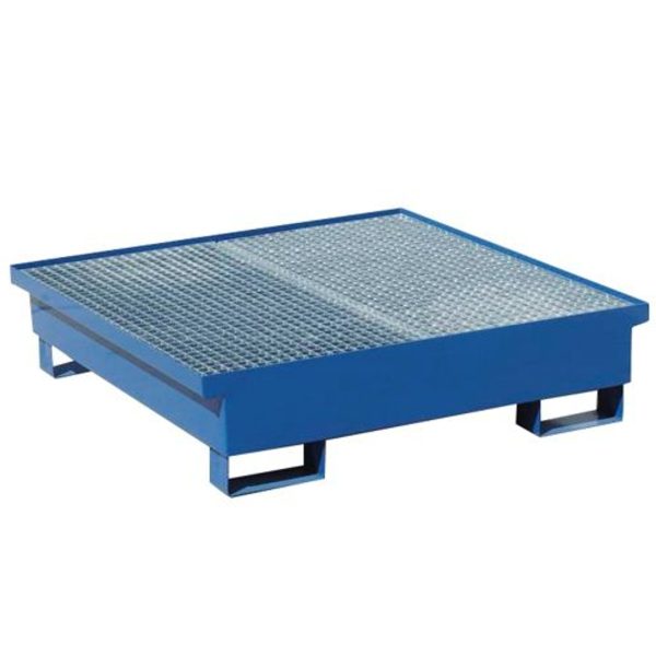 Metāla nebrīvē vanna 4 mucām 200L 120x120cm