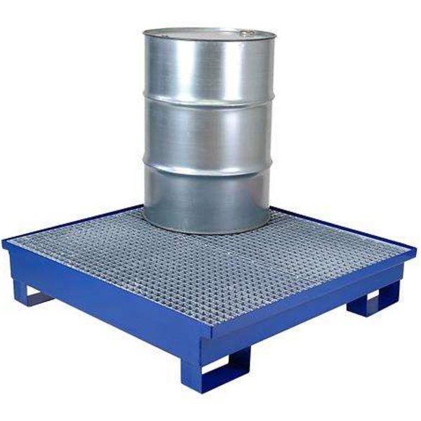 Metāla nebrīvē vanna 4 mucām 200L 120x120cm