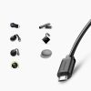 Ārējais LAN mikro USB USB 100Mbps Chromecast 1m melns