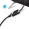Ārējais LAN mikro USB USB 100Mbps Chromecast 1m melns