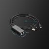 Ārējais LAN mikro USB USB 100Mbps Chromecast 1m melns