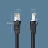 Patchcord kabeļa tīkla kabeļa Ethernet RJ45 Cat 8 T568B 2M
