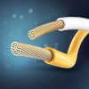 Patchcord kabeļa tīkla kabeļa Ethernet RJ45 Cat 8 T568B 2M