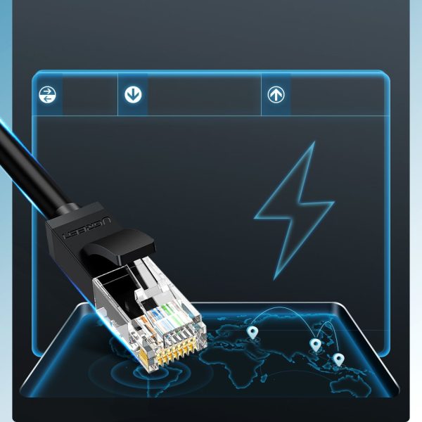 PatchCord kabeļa tīkla kabeļa Ethernet RJ45 CAT 6 UTP 1000Mbps 5m