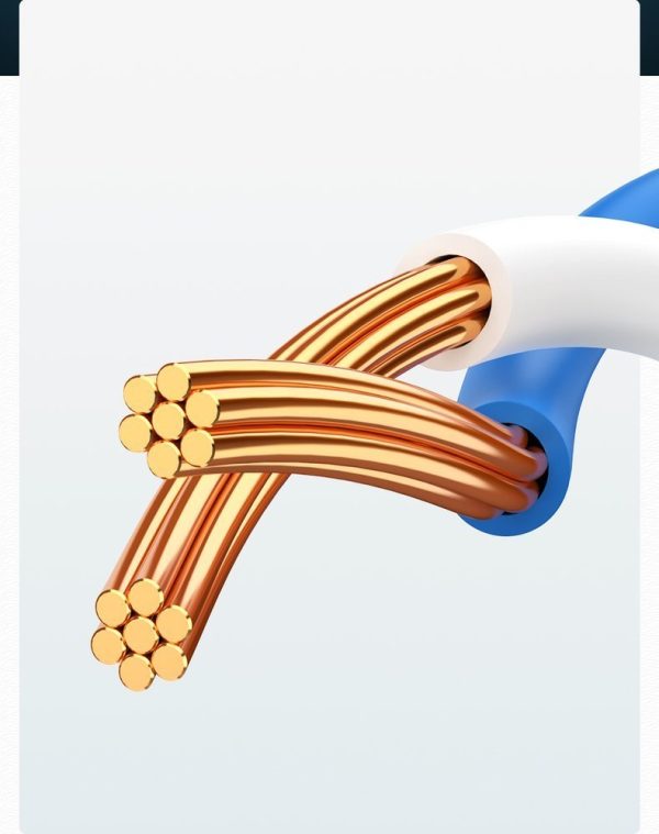 PatchCord kabeļa tīkla kabeļa Ethernet RJ45 CAT 6 UTP 1000Mbps 10m