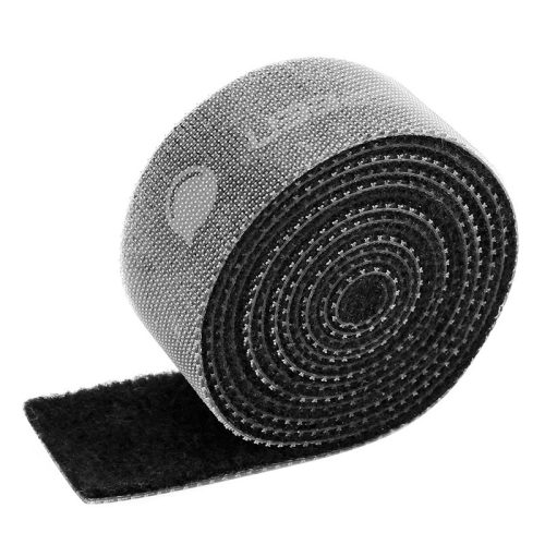 Velcro lente Velcro organizators kabeļiem 5m melns