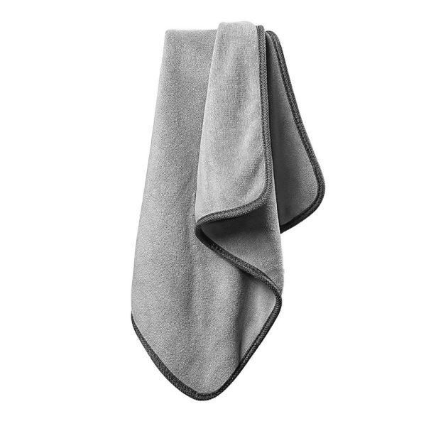 Mikrofiber mikrošķiedras mikrošķiedras dvieļa 40x80cm pelēks