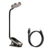 Mini lampa LED lampa ekrāna lasīšanai ar pelēku klipu