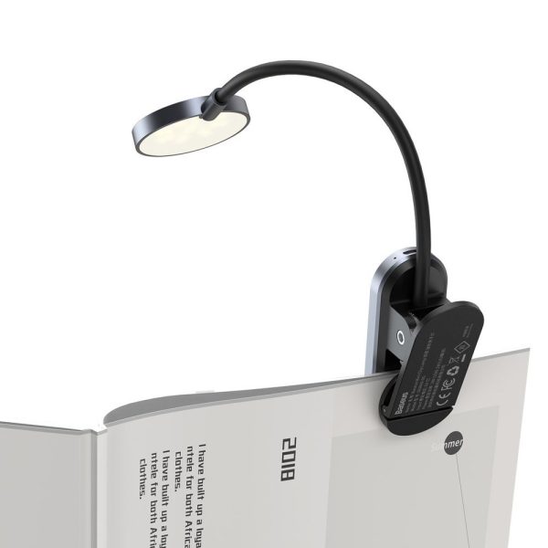 Mini lampa LED lampa ekrāna lasīšanai ar pelēku klipu