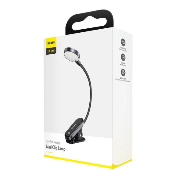 Mini lampa LED lampa ekrāna lasīšanai ar pelēku klipu