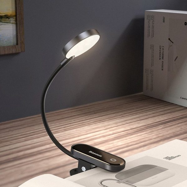 Mini lampa LED lampa ekrāna lasīšanai ar pelēku klipu