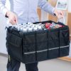 Daudzfunkcionāla automašīnu organizators melns zābaku kastīte