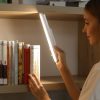 Magnētiskās gaismas gultas lampas lampa zem skapja istabas istabas istabai balta