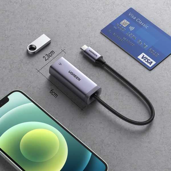 Ārējais USB tīkla kartes tips C - RJ45 1Gbps