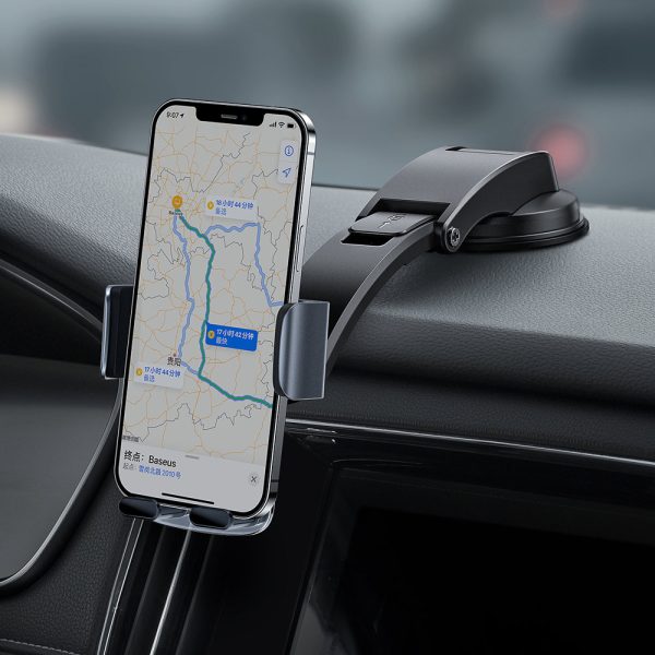 Automašīnas turētājs telefonam kabīnei un 2in1 ventilācijas režģim melns