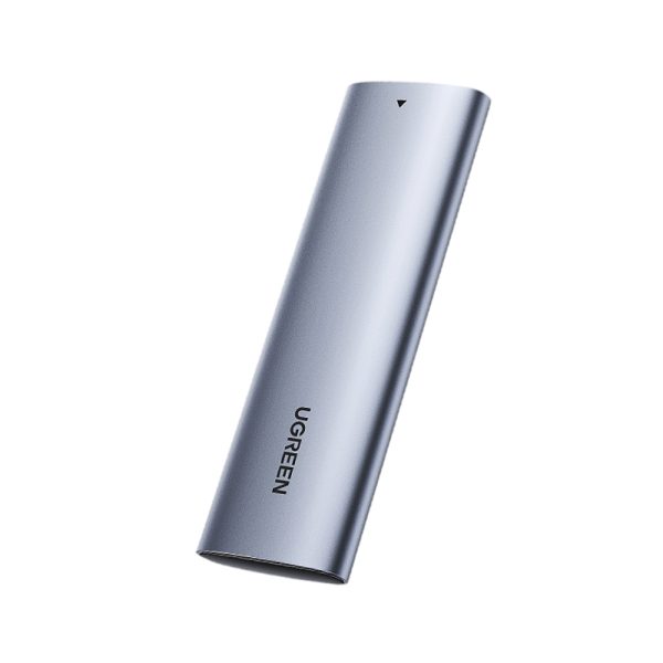 Kabata diska apvalka cietais disks M.2 B-Key SATA 3.0 pelēks + USB kabeļa tips C