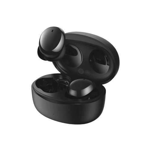 Bezvadu TWS Bluetooth 5.2 ūdensnecaurlaidīgas IP55 Bowie E2 melnās austiņas