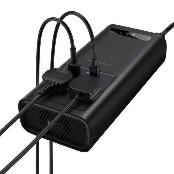 Automašīnas sprieguma sprieguma pārveidotājs 12 V uz 230 V 500W ES un CN spraudnis