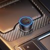 Zelta kontaktoru pro 2xusB-C 40W pelēkās automašīnas lādētājs
