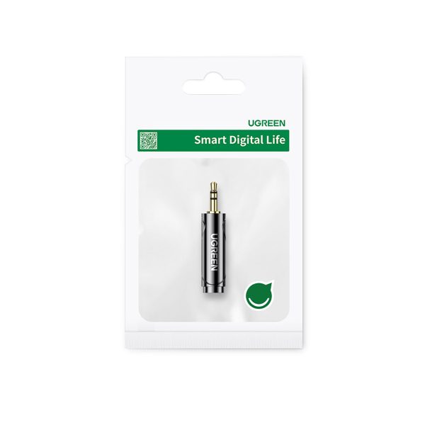 Audio adapteris 3,5 mm (vīrietis) pie 6,35 mm mini ligzda (mātīte) pelēks