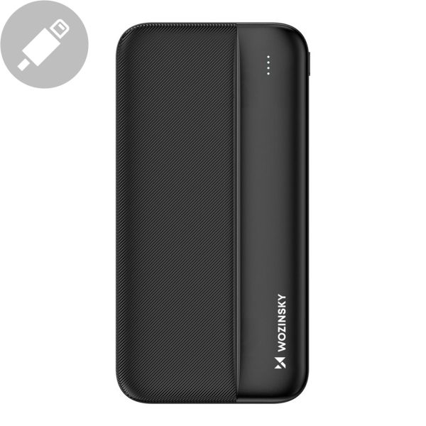 PowerBank li-po 1000mah 2xusb melns