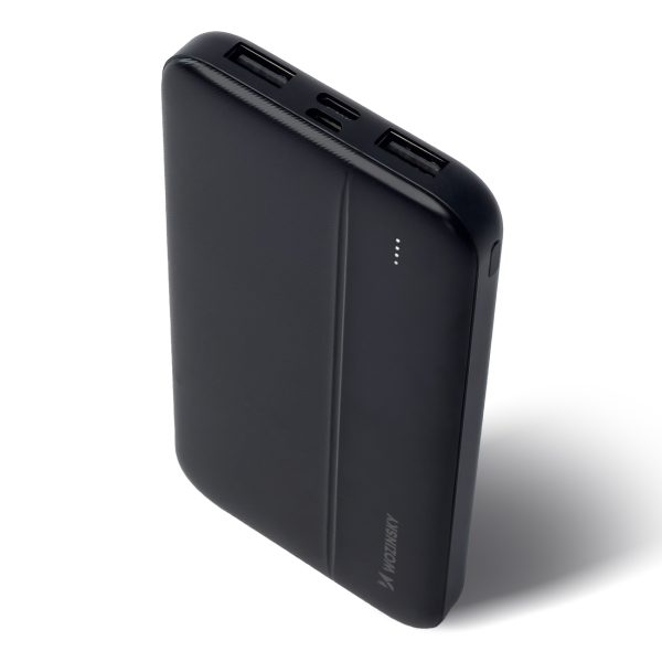 PowerBank li-po 1000mah 2xusb melns