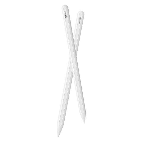 IPhone Stylus iPad bezvadu aktīvais + nomaināms balts gals