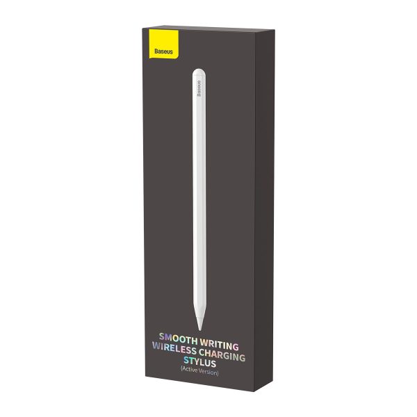 IPhone Stylus iPad bezvadu aktīvais + nomaināms balts gals