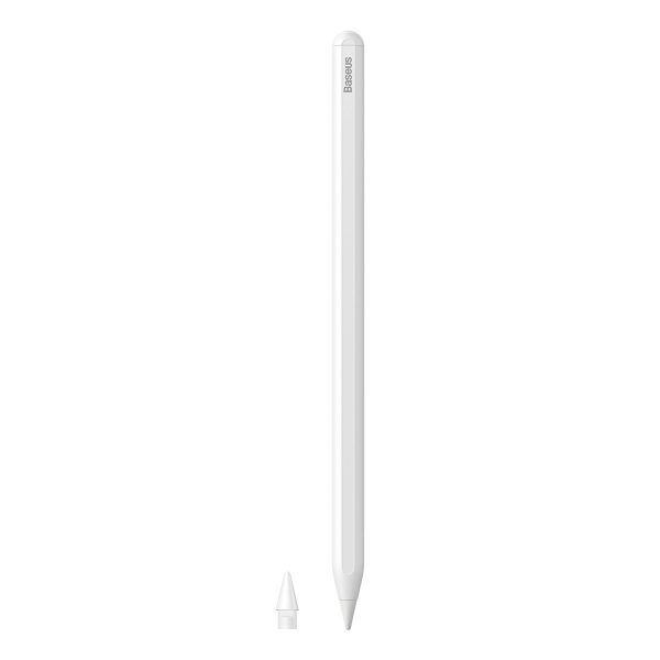IPhone Stylus iPad bezvadu aktīvais + nomaināms balts gals