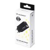 65W GAN lādētājs ar USB USB-C QC 3.0 PD melnajiem portiem