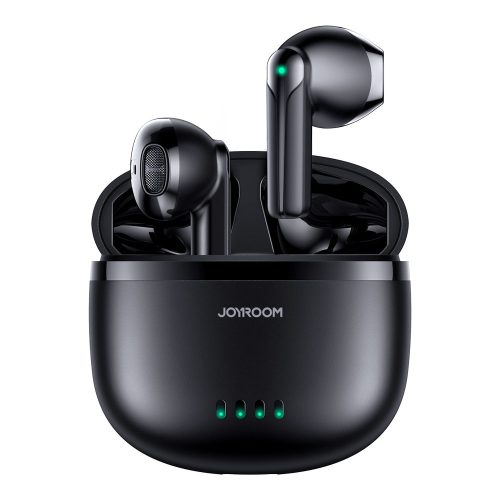 TWS austiņas bezvadu ūdensnecaurlaidīga IPX4 Bluetooth 5.3 melna
