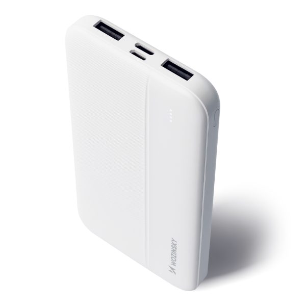 PowerBank Li-Po 1000MAH 2XUSB White