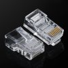Twist RJ45 8p8c UTP CAT spraudņa gals. 5 5e caurspīdīgi 100gab