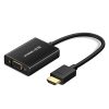 HDMI adaptera adapteris - VGA + USB kabelis - Micro USB 1M melns