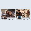 HDMI adaptera adapteris - VGA + USB kabelis - Micro USB 1M melns