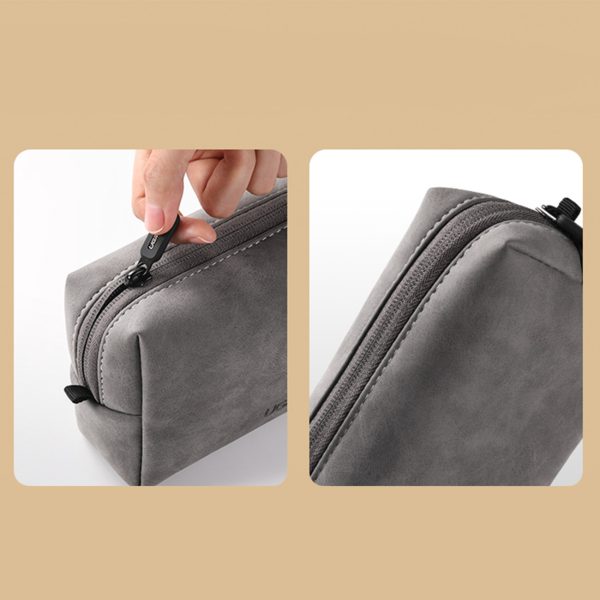 Case Case Organizer daudzfunkcionāla paciņa piederumiem 19x12x8cm pelēkā krāsā