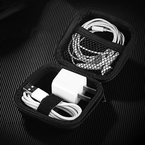 Case Case Organizer daudzfunkcionāla paciņa aksesuāriem 6.5x7x4cm pelēkā krāsā